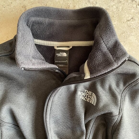 North Face Women's Agave Jacket Full Zip Dark Grey Heather, Size Medium   EUC - Picture 8 of 13